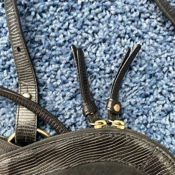 Vintage Brahmin Mini Backpack Black - Picture 4 of 9